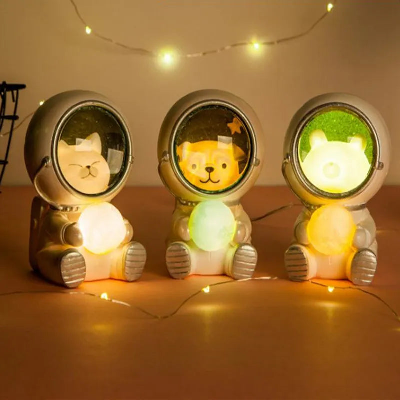 Luminária Pet Astronauta LED